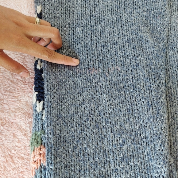 Vintage Maggie Lawrence Sport Knit Grandma Sweater Size Large - Picture 7 of 8